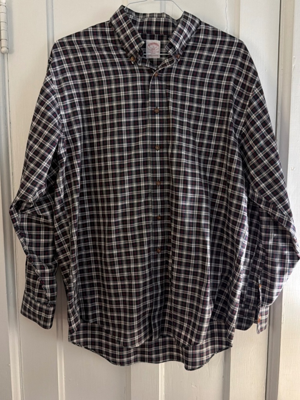 Brooks Brothers plaid shirt Large
